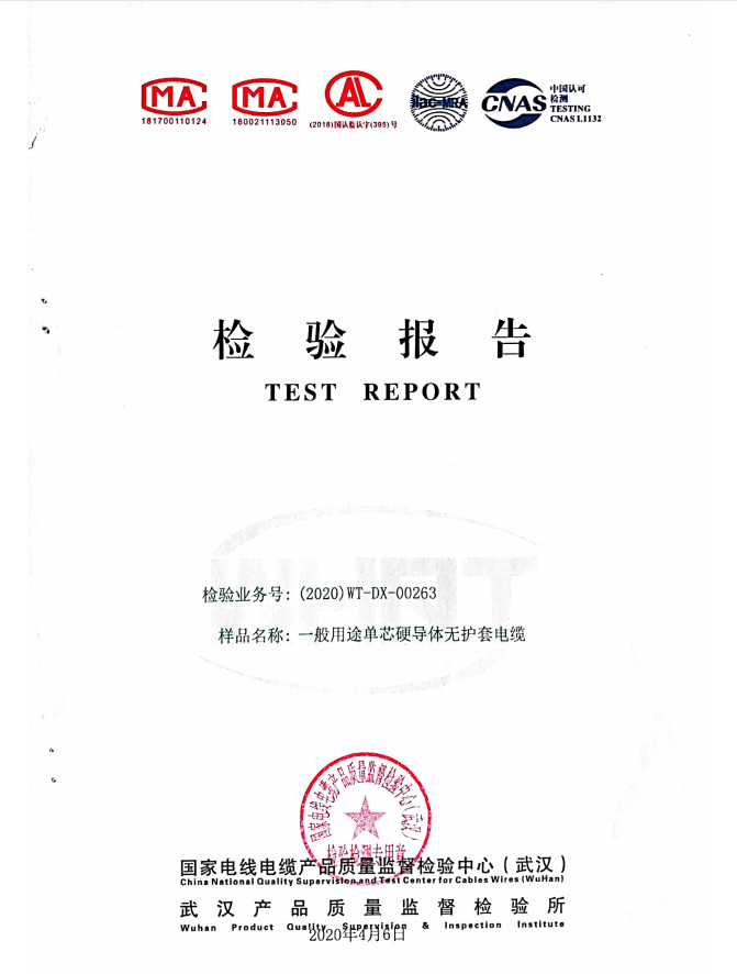 BV 4質(zhì)檢報告